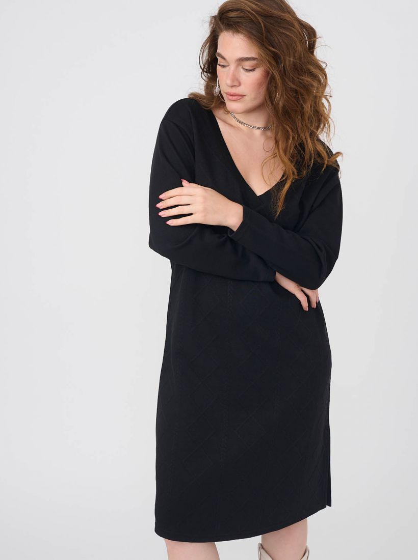 JUMP & ONOT,349.9000,שמלה סריג צמות,in-stock