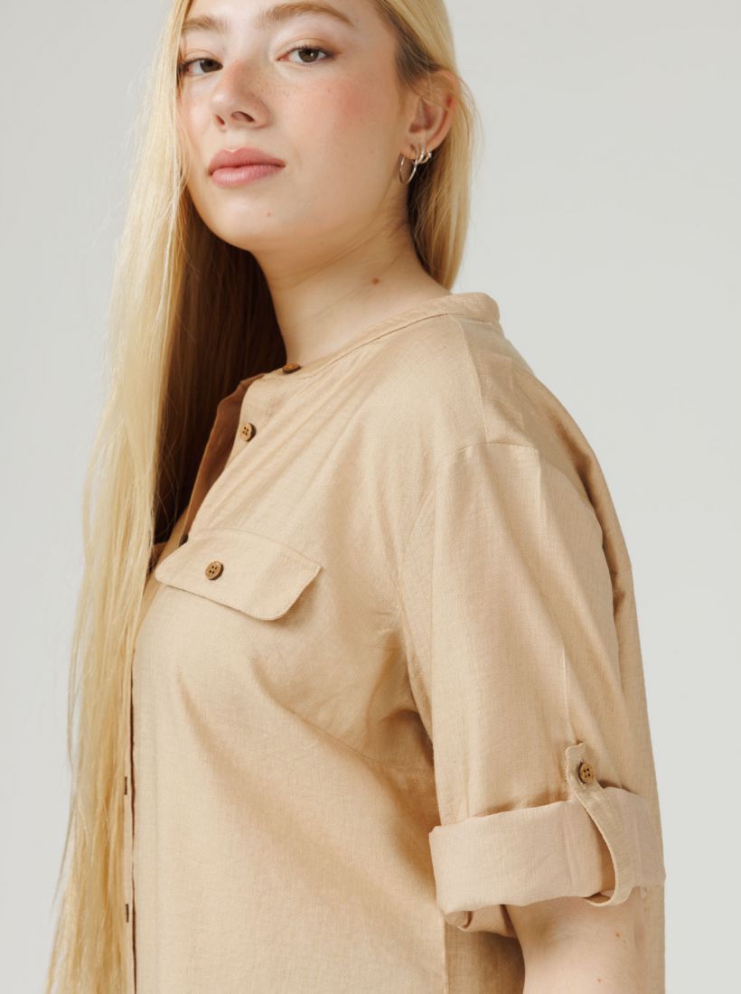 JUMP & ONOT,249.9000,טוניקה צווארון סיני,in-stock