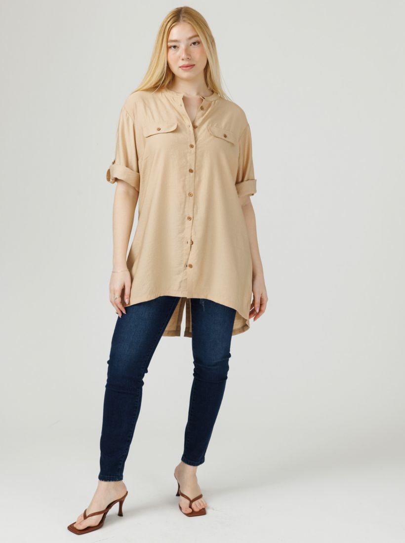 JUMP & ONOT,249.9000,טוניקה צווארון סיני,in-stock