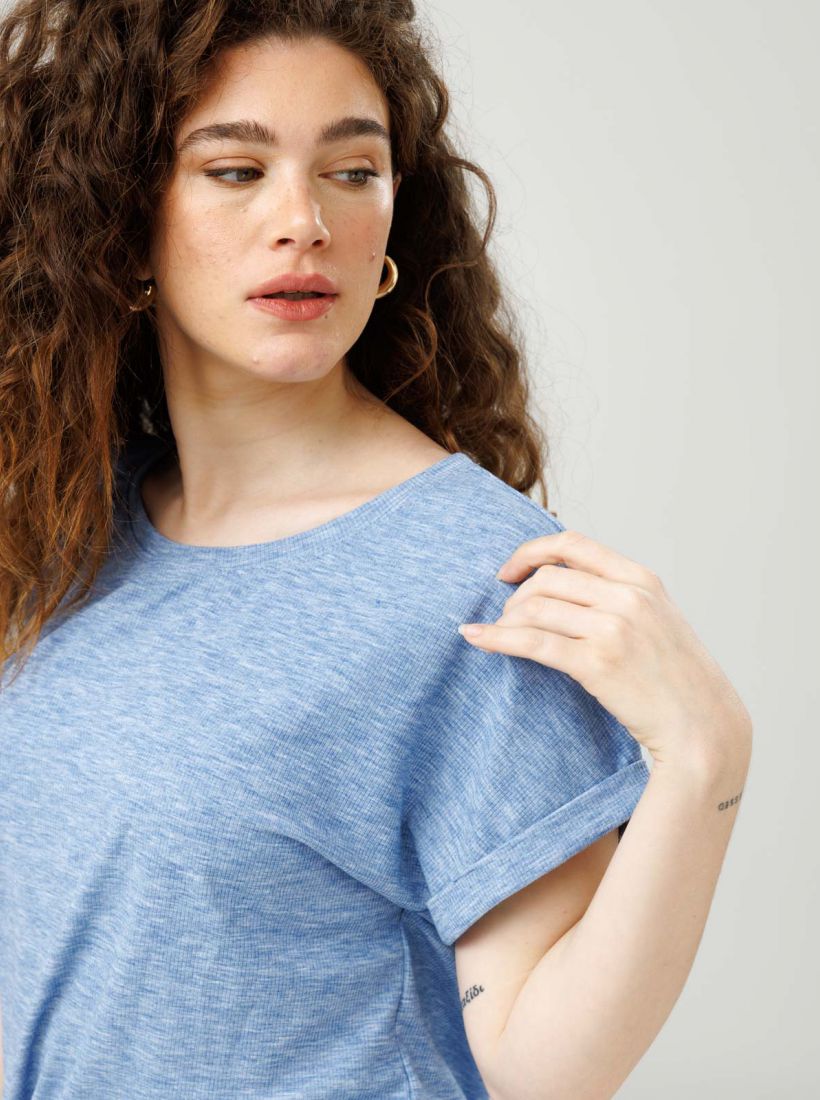 JUMP & ONOT,159.9000,חולצה עם קשירה במכפלת,in-stock