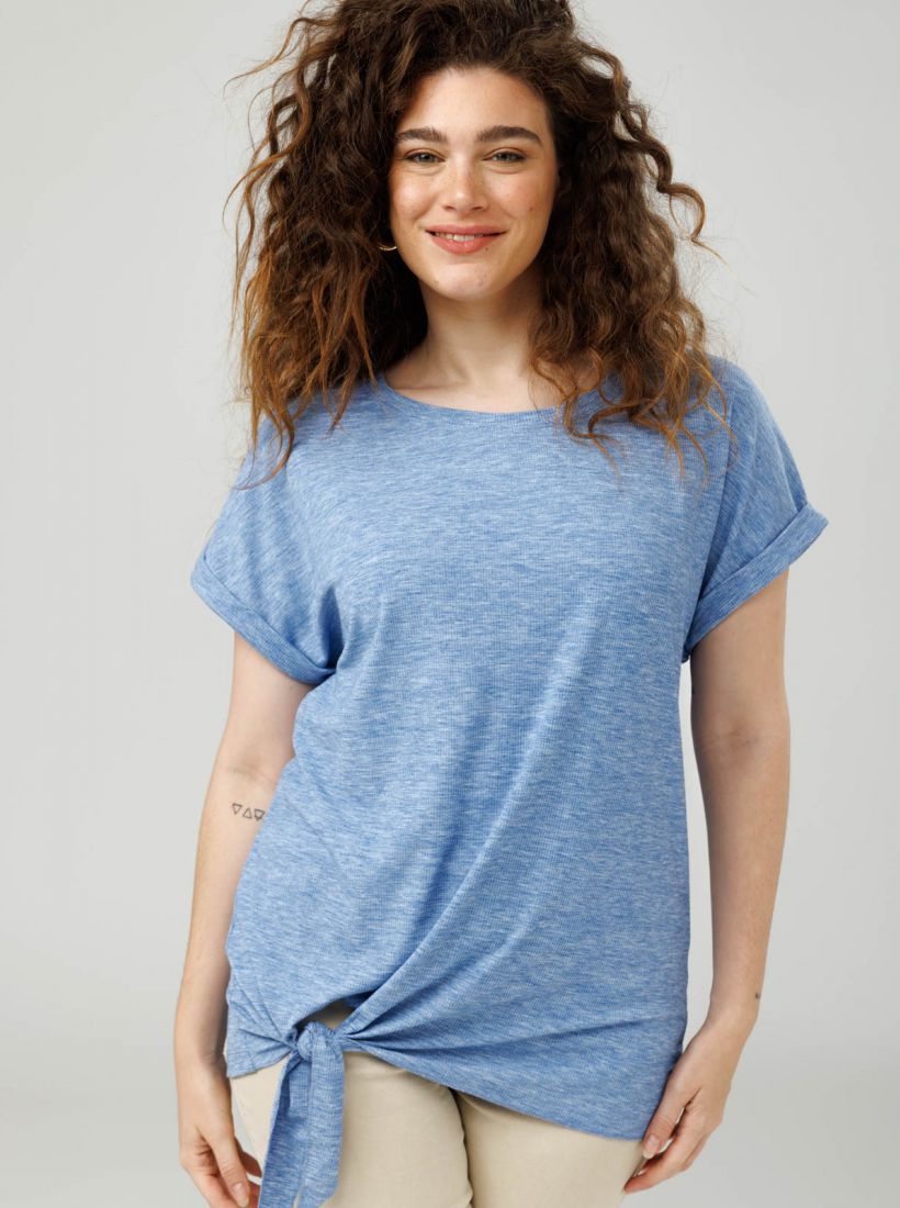 JUMP & ONOT,159.9000,חולצה עם קשירה במכפלת,in-stock