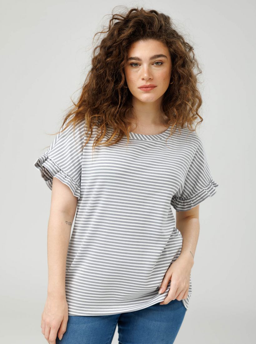 JUMP & ONOT,179.9000,חולצה פסים עם וולן,in-stock