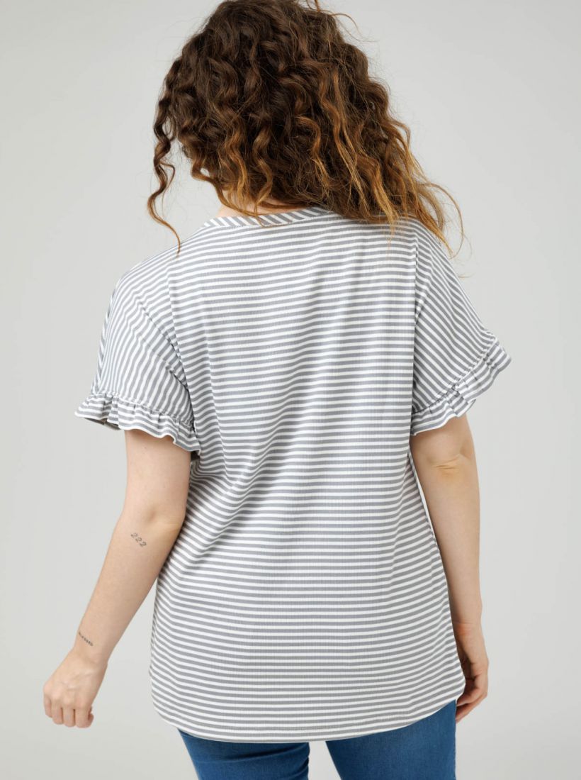 JUMP & ONOT,179.9000,חולצה פסים עם וולן,in-stock