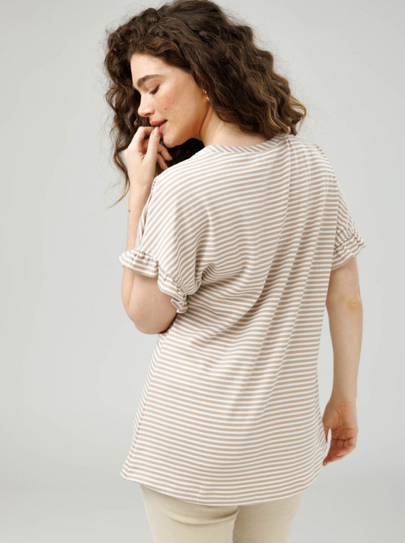 JUMP & ONOT,179.9000,חולצה פסים עם וולן,in-stock