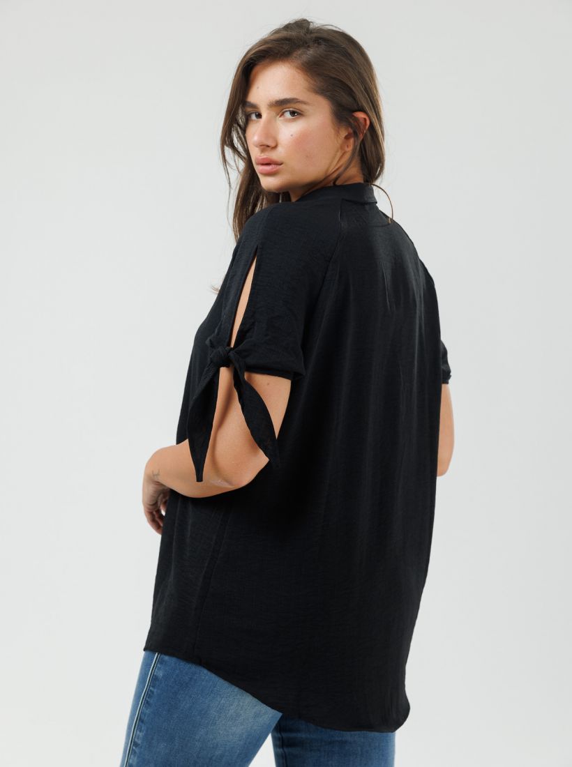 JUMP & ONOT,199.9000,חולצה מכופתרת עם קשירה,in-stock