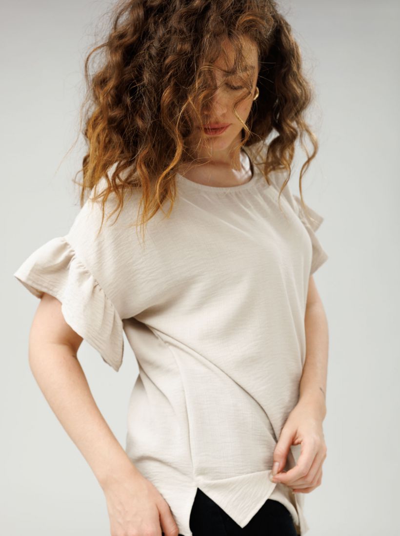 JUMP & ONOT,199.9000,חולצה עם כתף וולאן,in-stock