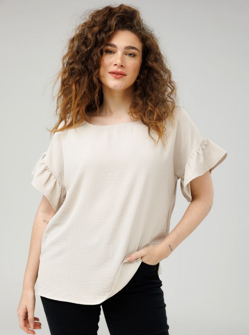 JUMP & ONOT,199.9000,חולצה עם כתף וולאן,in-stock