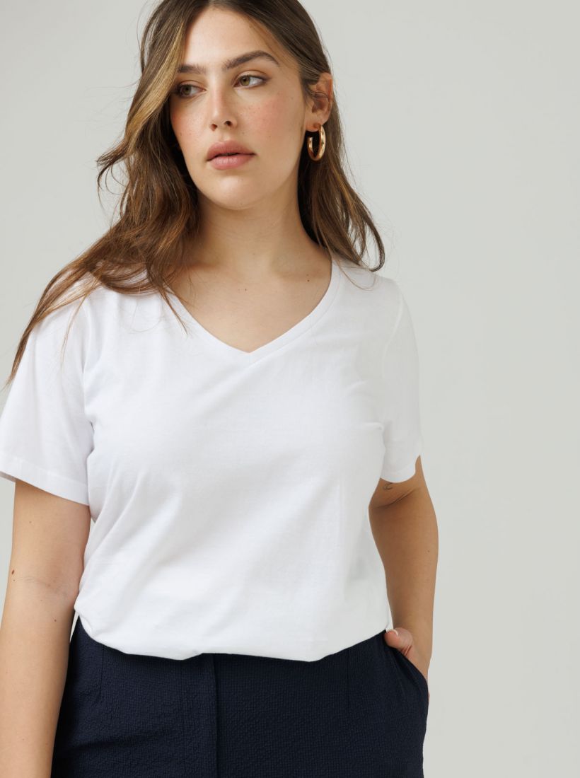 JUMP & ONOT,59.0000,חולצת בייסיק צווארון וי ארוך,in-stock