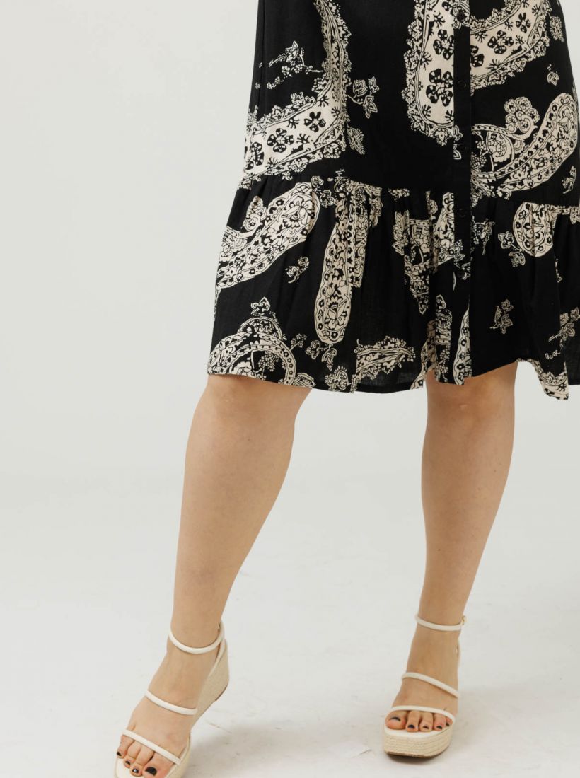 JUMP & ONOT,299.9000,שמלה פרינט מכופתרת,in-stock