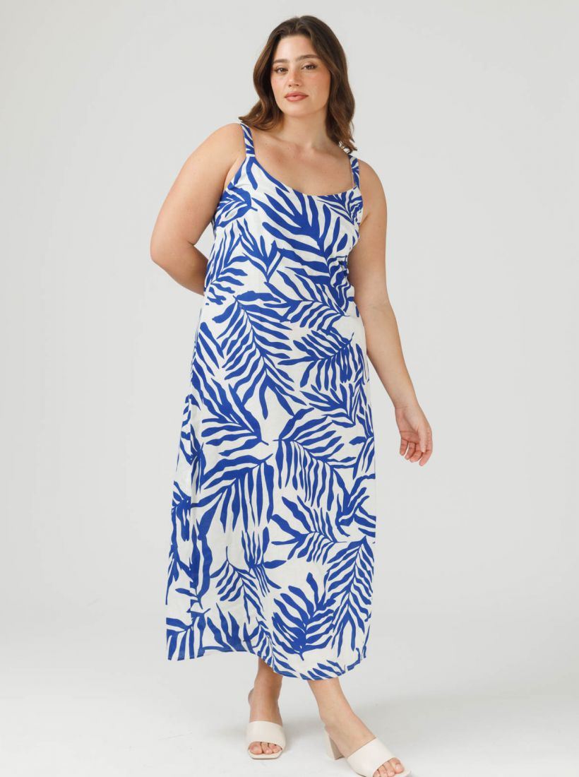 JUMP & ONOT,179.9000,שמלה מקסי מודפסת פרומו,in-stock