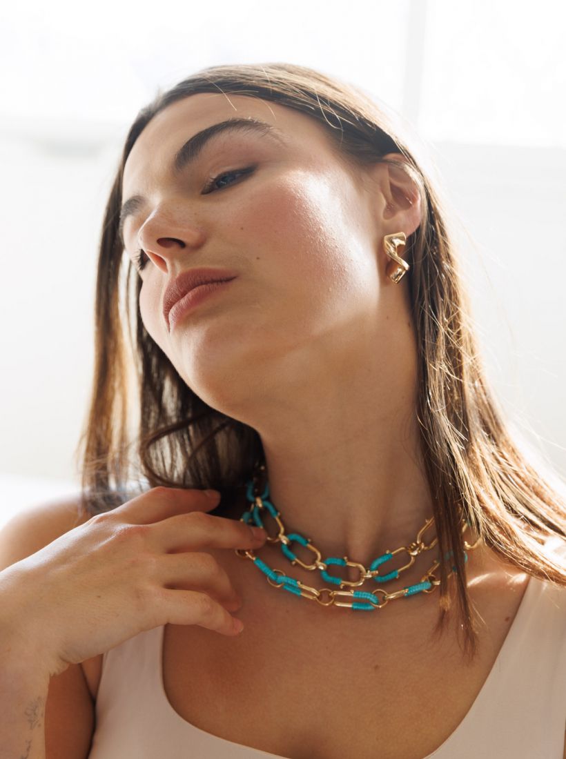 JUMP & ONOT,149.9000,שרשרת חוליות צבעים,in-stock