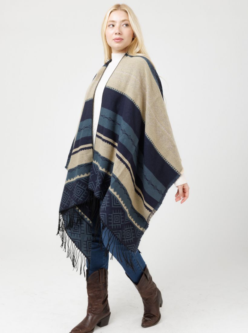 JUMP & ONOT,199.9000,פונצ’ו פסים,in-stock