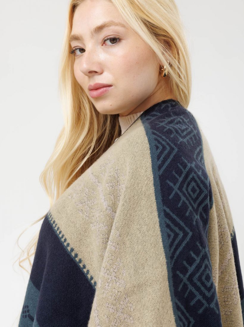 JUMP & ONOT,199.9000,פונצ’ו פסים,in-stock