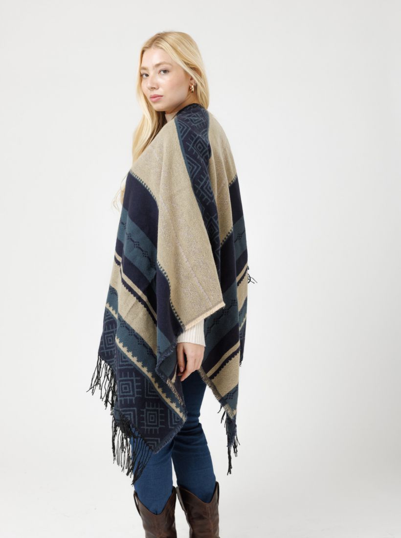 JUMP & ONOT,199.9000,פונצ’ו פסים,in-stock