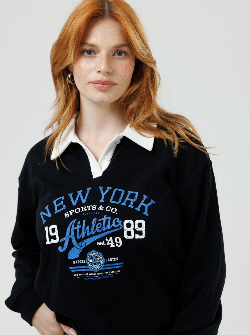 JUMP & ONOT,179.9000,סווטשירט צווארון ודפוס פרומו,in-stock