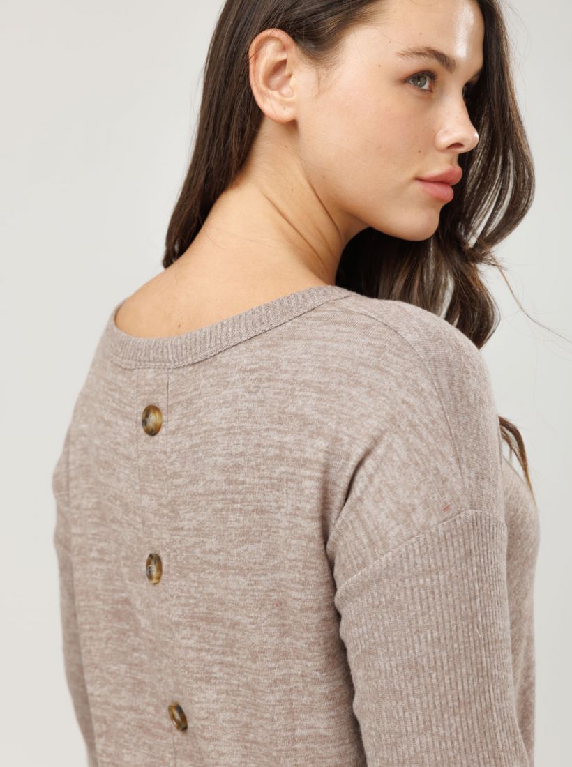 JUMP & ONOT,199.9000,טוניקה שילוב ריב וכפתורים בגב פרומו,in-stock