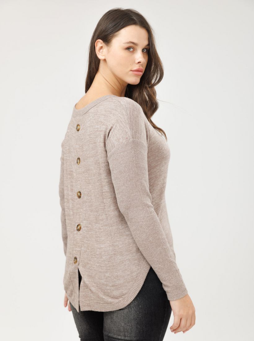 JUMP & ONOT,199.9000,טוניקה שילוב ריב וכפתורים בגב פרומו,in-stock