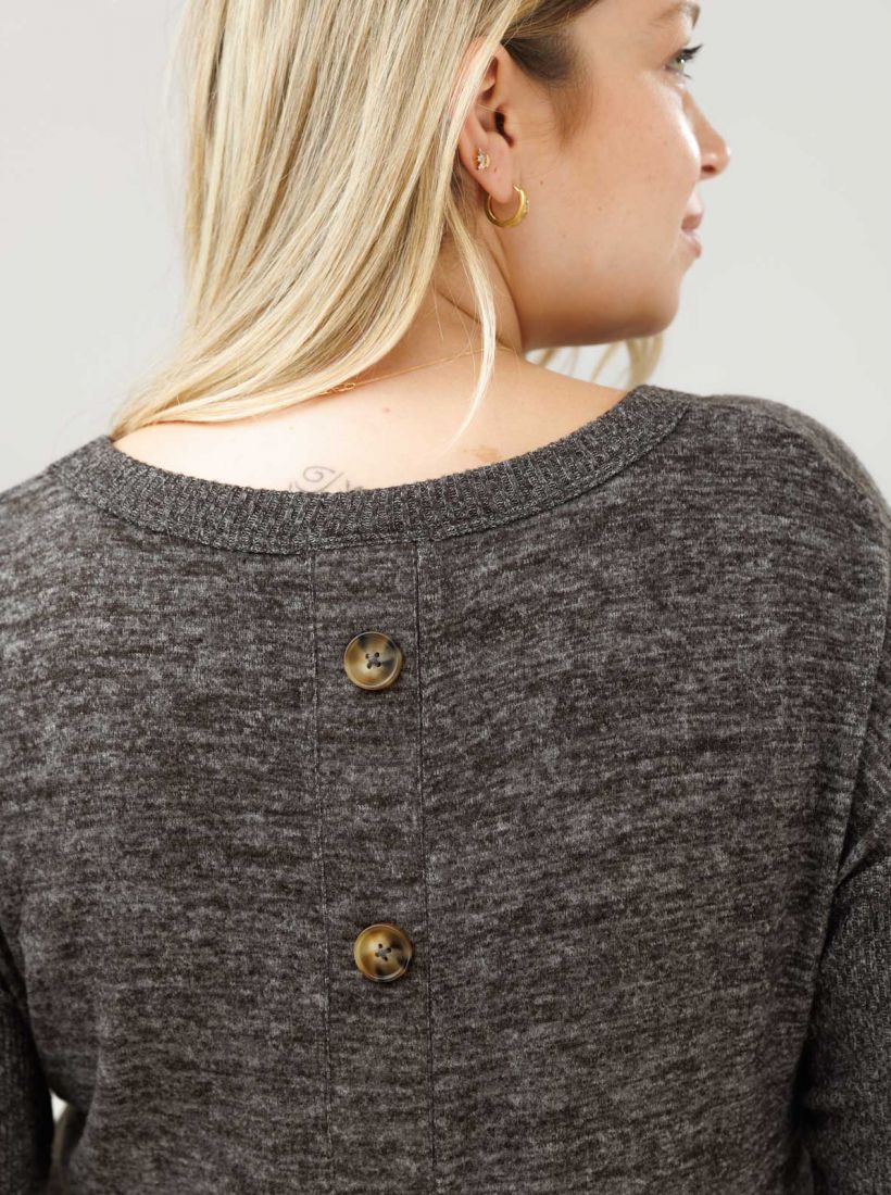 JUMP & ONOT,199.9000,טוניקה שילוב ריב וכפתורים בגב פרומו,in-stock