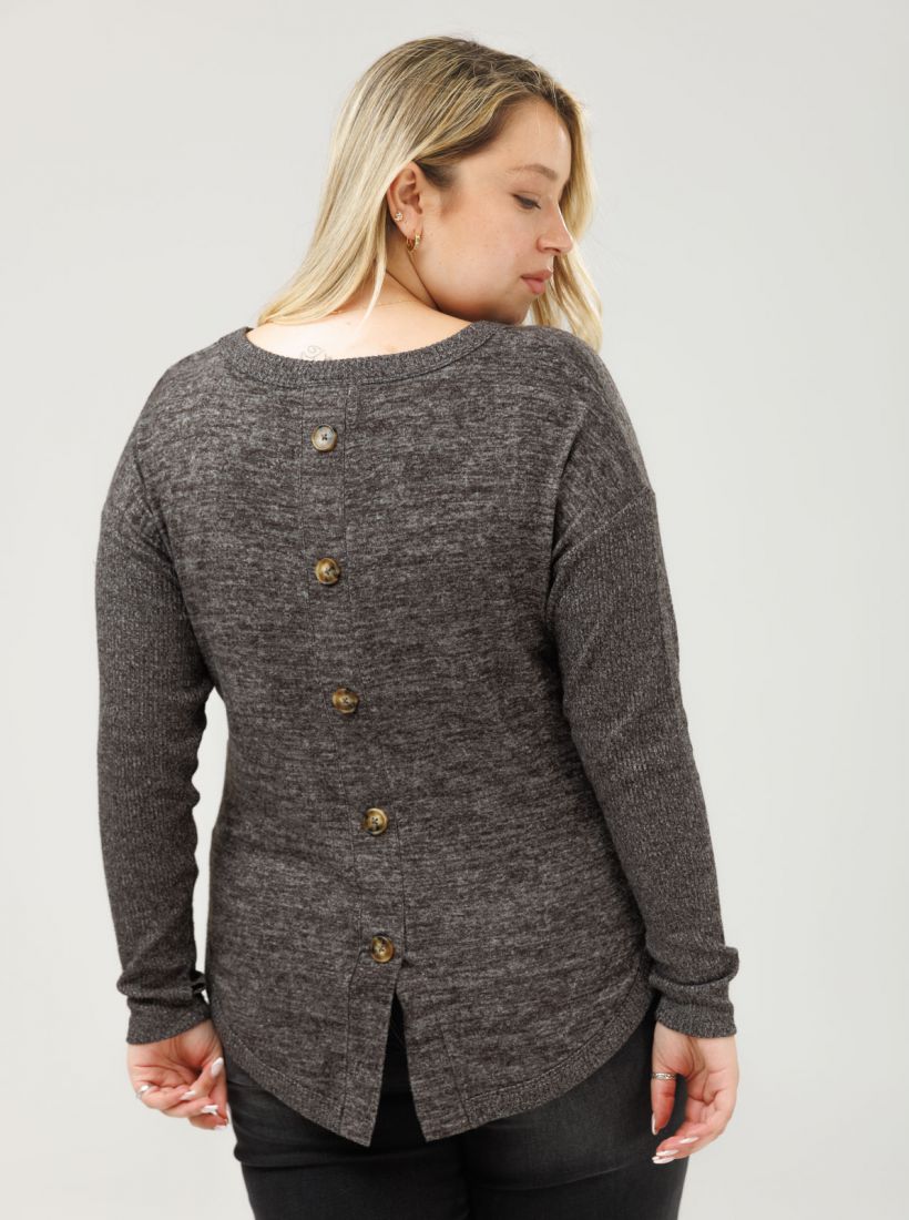 JUMP & ONOT,199.9000,טוניקה שילוב ריב וכפתורים בגב פרומו,in-stock