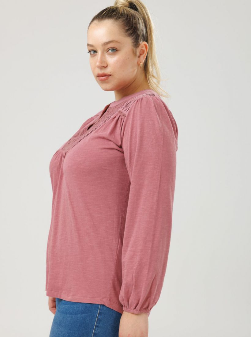 JUMP & ONOT,159.9000,חולצה שילוב ריקמה פרומו,in-stock