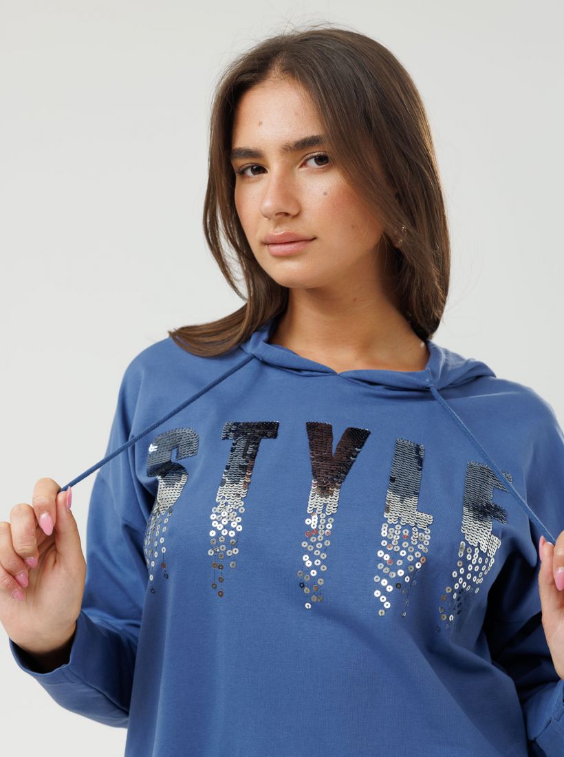 JUMP & ONOT,249.9000,סווטשירט קפוצ’ון דפוס פייטים,in-stock