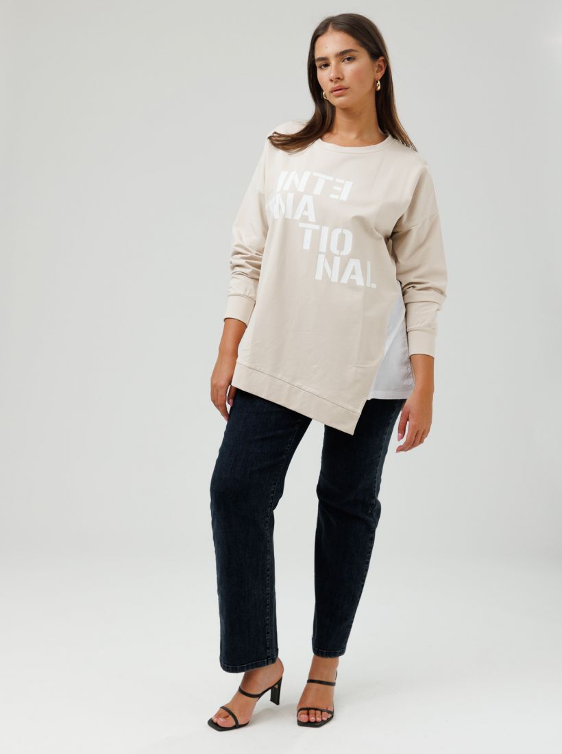 JUMP & ONOT,229.9000,אימונית שילוב בד + דפוס,in-stock