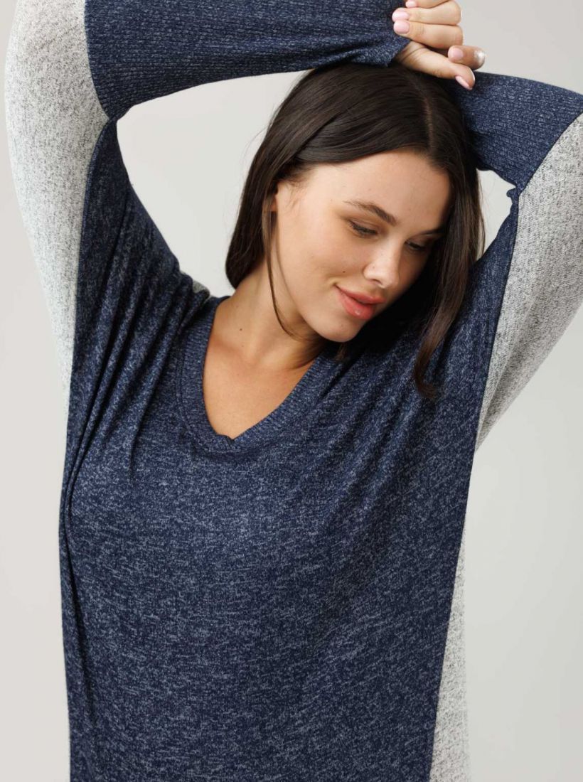 JUMP & ONOT,199.9000,חולצה שילוב צבעים PROMO,in-stock