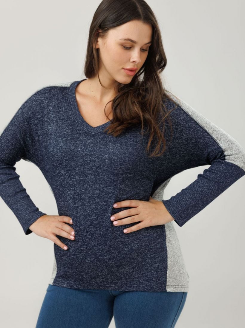 JUMP & ONOT,199.9000,חולצה שילוב צבעים PROMO,in-stock