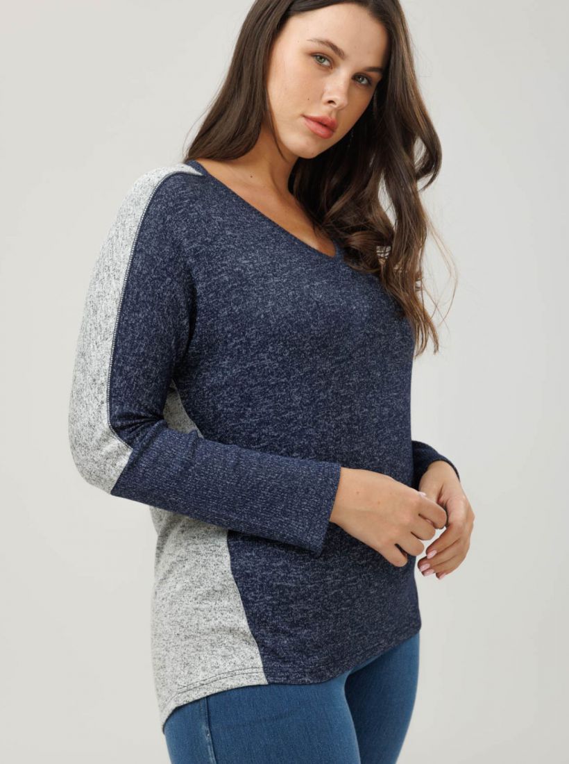 JUMP & ONOT,199.9000,חולצה שילוב צבעים PROMO,in-stock