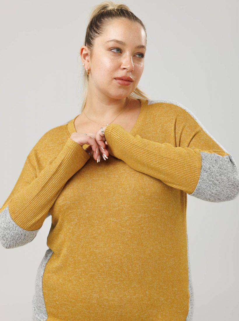 JUMP & ONOT,199.9000,חולצה שילוב צבעים PROMO,in-stock