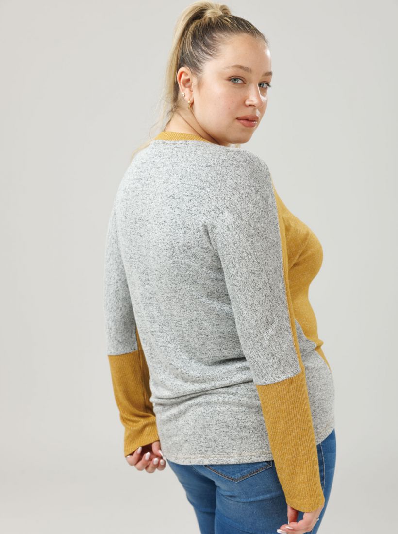 JUMP & ONOT,199.9000,חולצה שילוב צבעים PROMO,in-stock