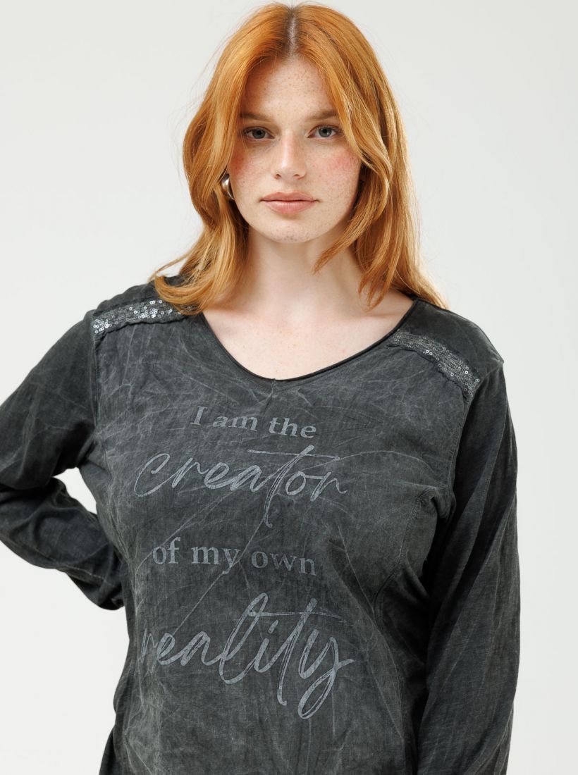 JUMP & ONOT,199.9000,חולצה שילוב בדים דפוס פויל,in-stock