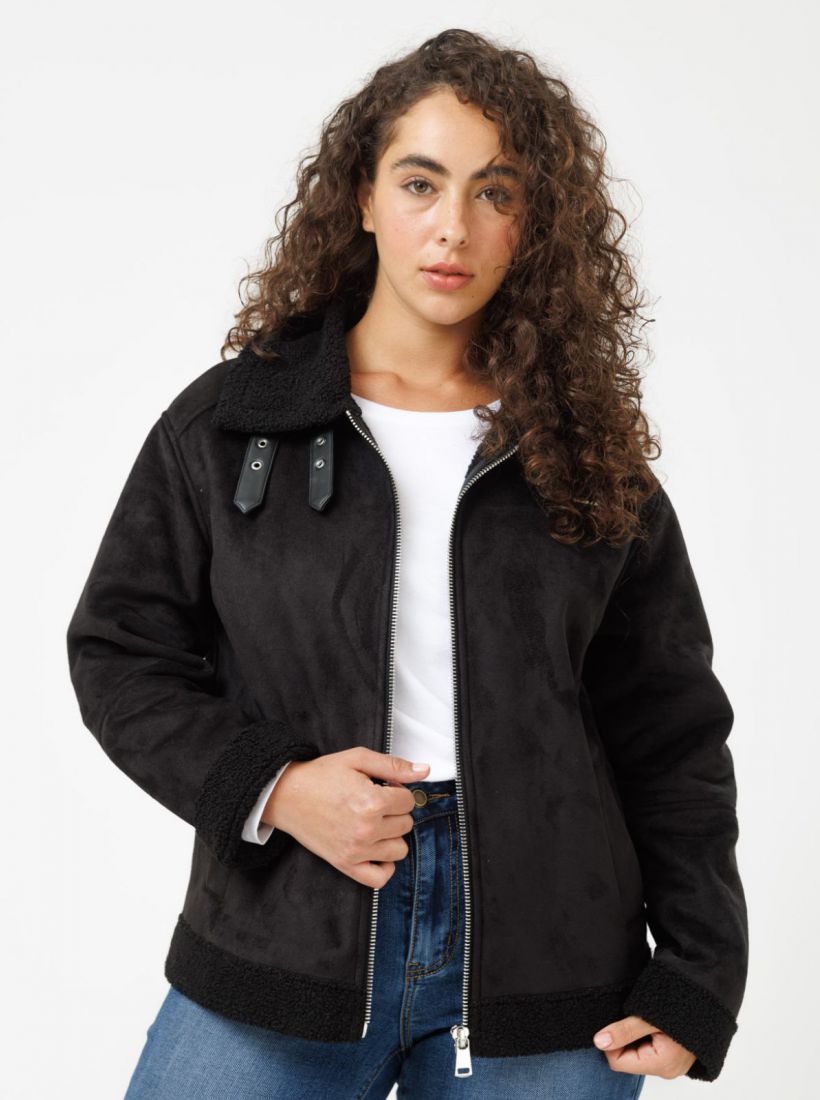 JUMP & ONOT,429.9000,מעיל דמוי זמש טדי,in-stock