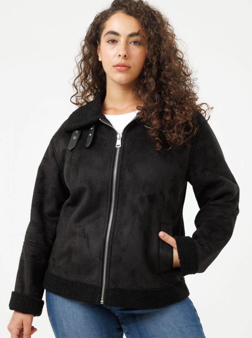 JUMP & ONOT,429.9000,מעיל דמוי זמש טדי,in-stock