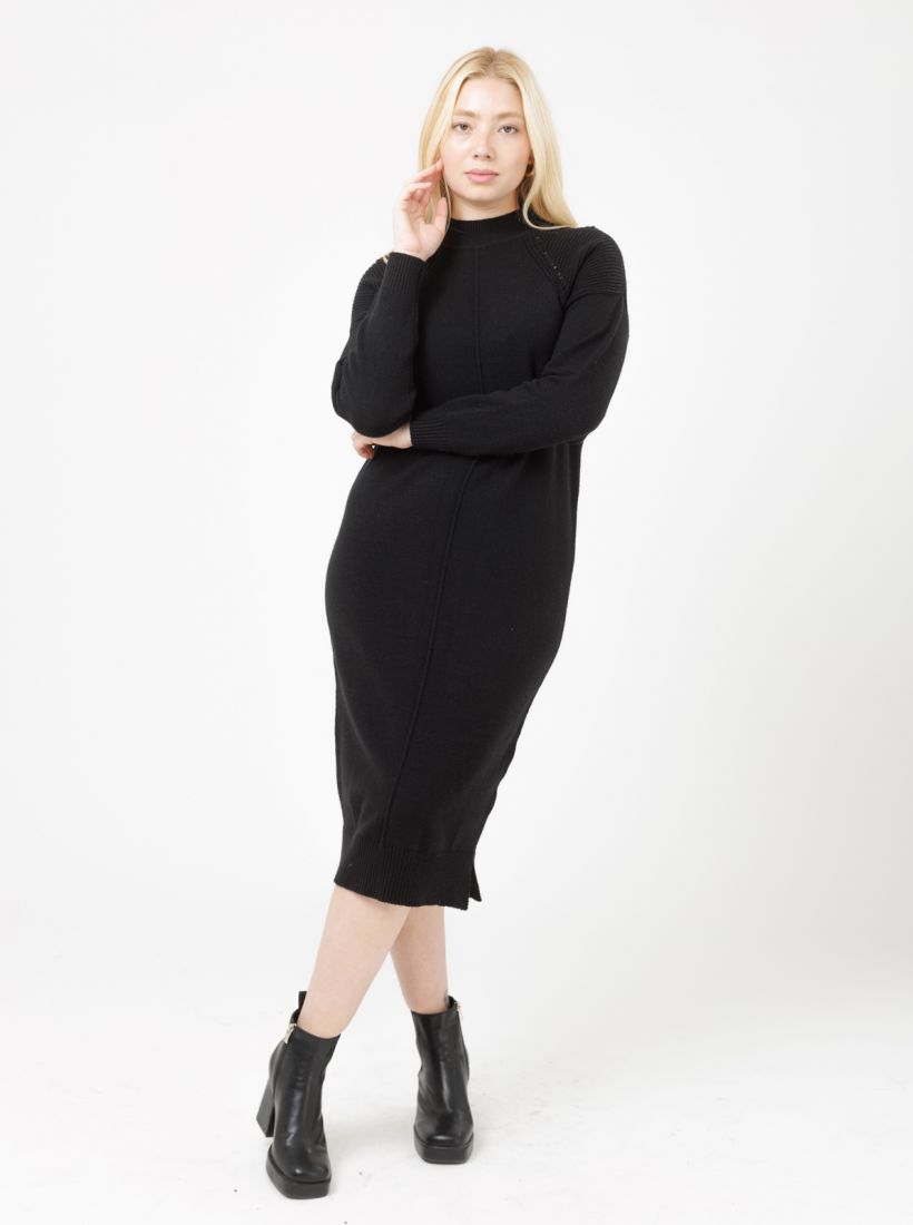 JUMP & ONOT,299.9000,שמלה סריג דמוי רגלן,in-stock