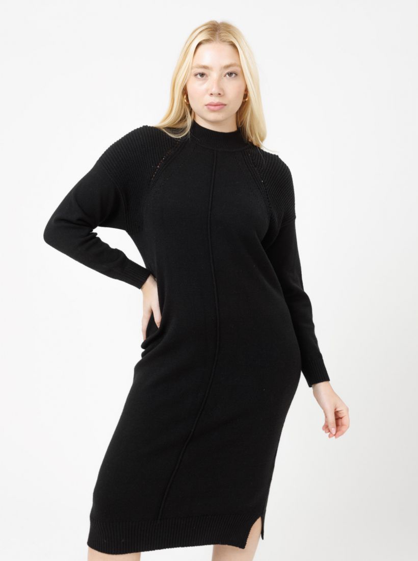 JUMP & ONOT,299.9000,שמלה סריג דמוי רגלן,in-stock