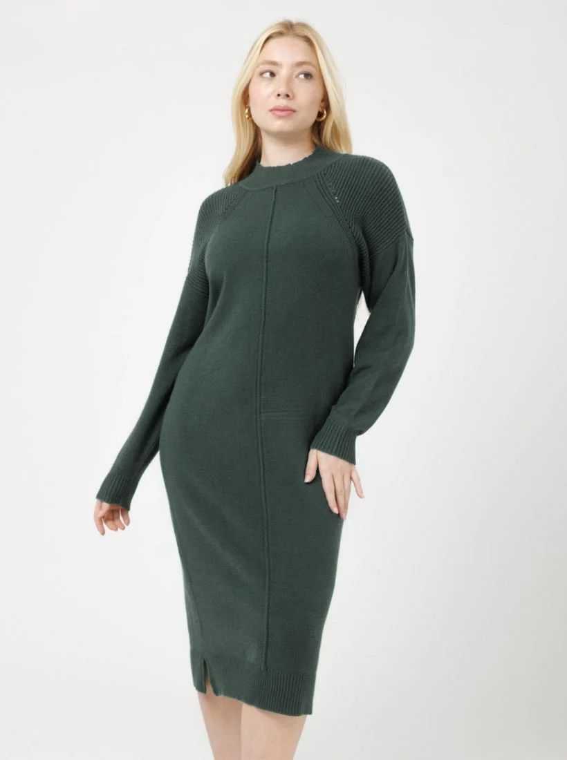 JUMP & ONOT,299.9000,שמלה סריג דמוי רגלן,in-stock