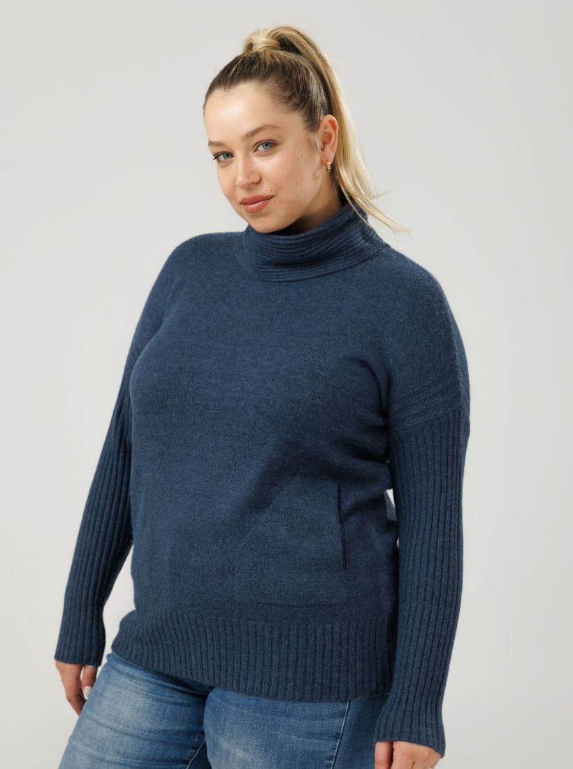 JUMP & ONOT,259.9000,סריג שרוול ריב כיסים,in-stock