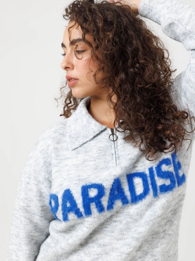 JUMP & ONOT,279.9000,סריג צווארון רוכסן,in-stock