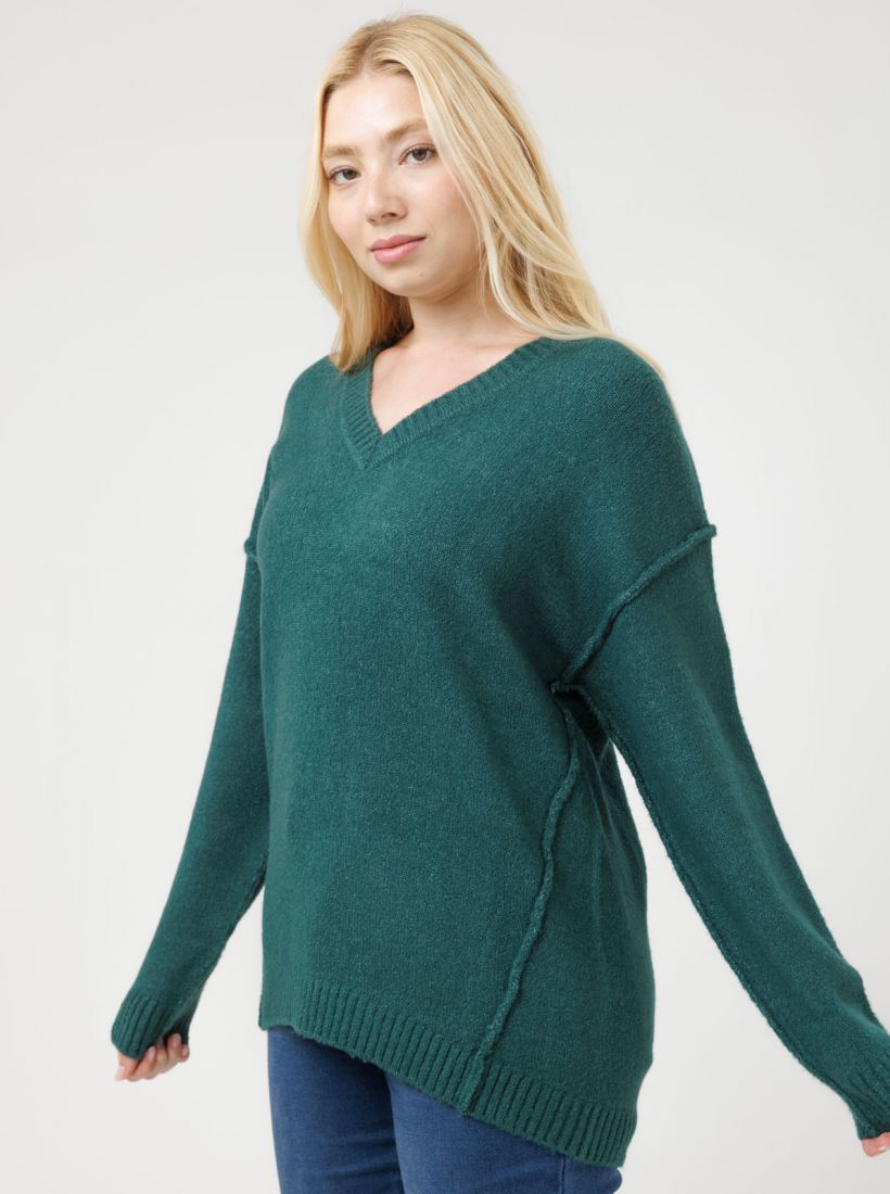 JUMP & ONOT,279.9000,סריג V תיפורים חיצוניים,in-stock