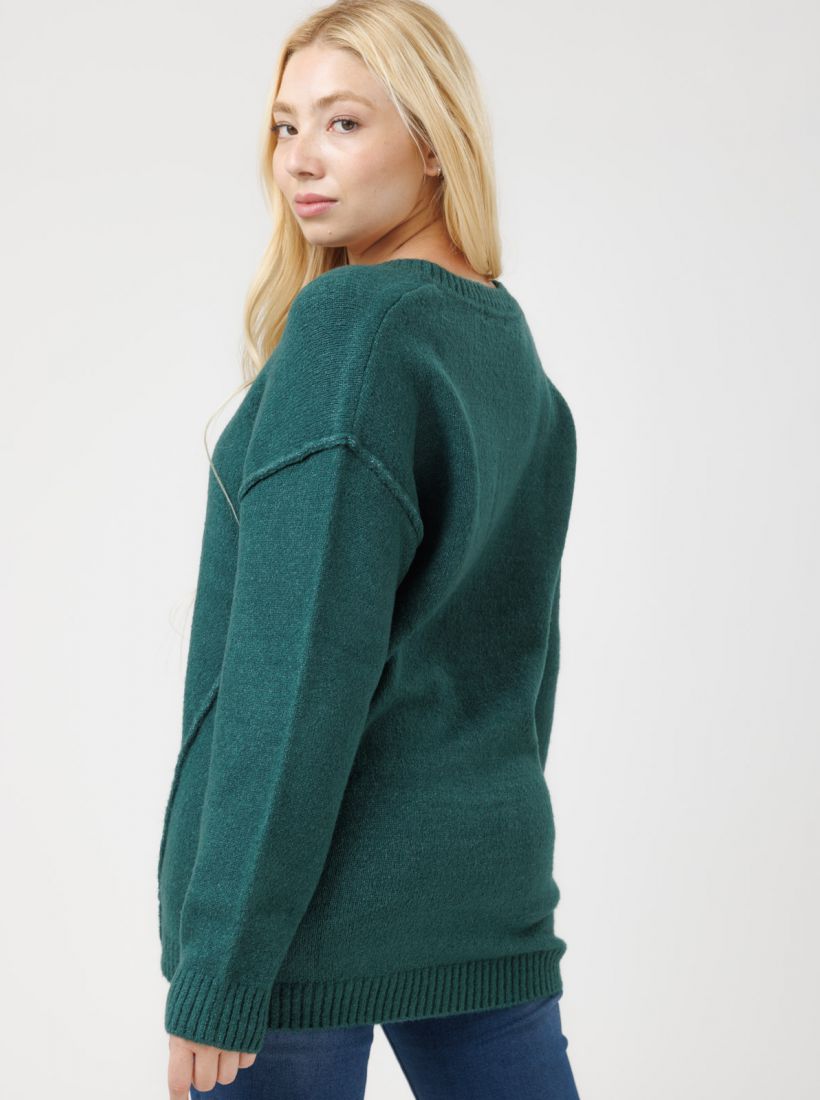 JUMP & ONOT,279.9000,סריג V תיפורים חיצוניים,in-stock