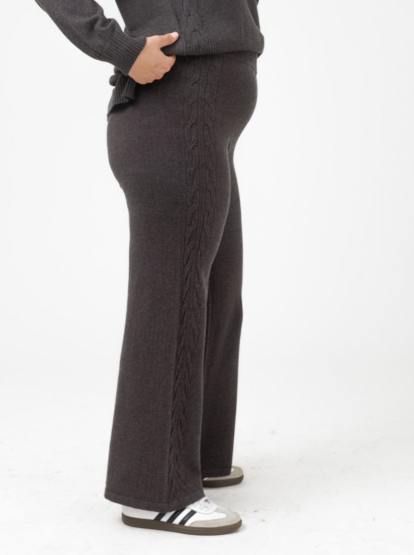 JUMP & ONOT,199.9000,מכנס סריג עיטור צמה פרומו,in-stock