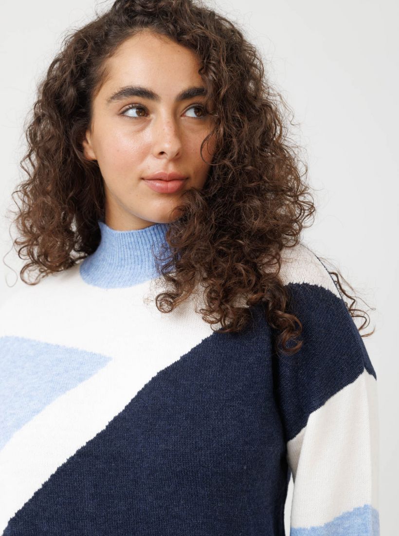 JUMP & ONOT,259.9000,סריג קולור בלוק,in-stock