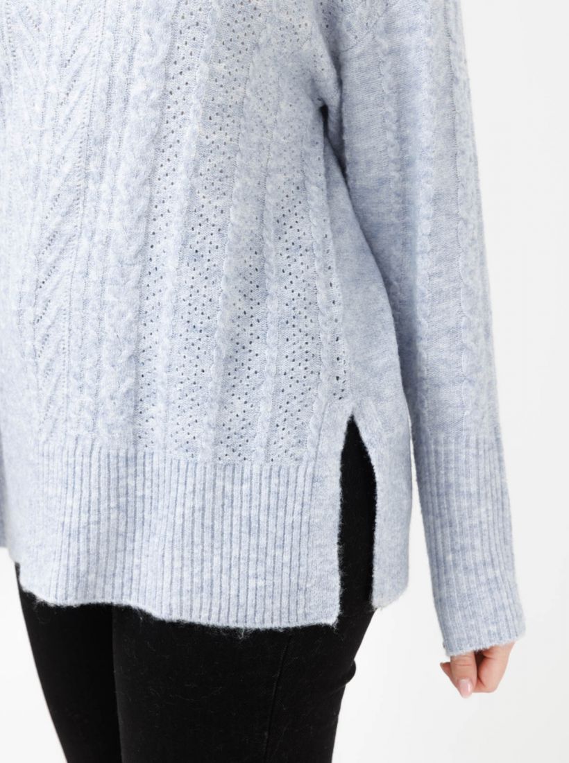 JUMP & ONOT,259.9000,סריג צמות מחורר,in-stock