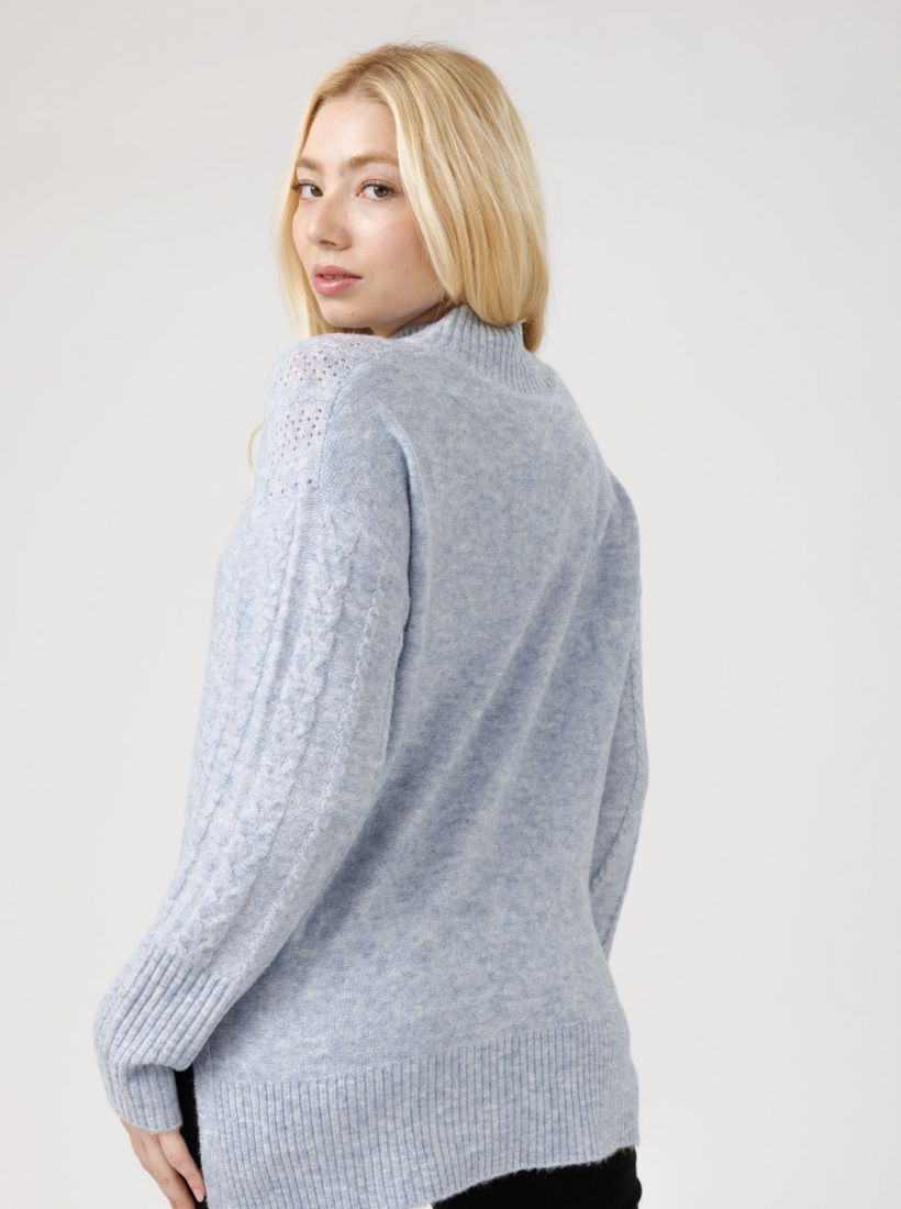 JUMP & ONOT,259.9000,סריג צמות מחורר,in-stock