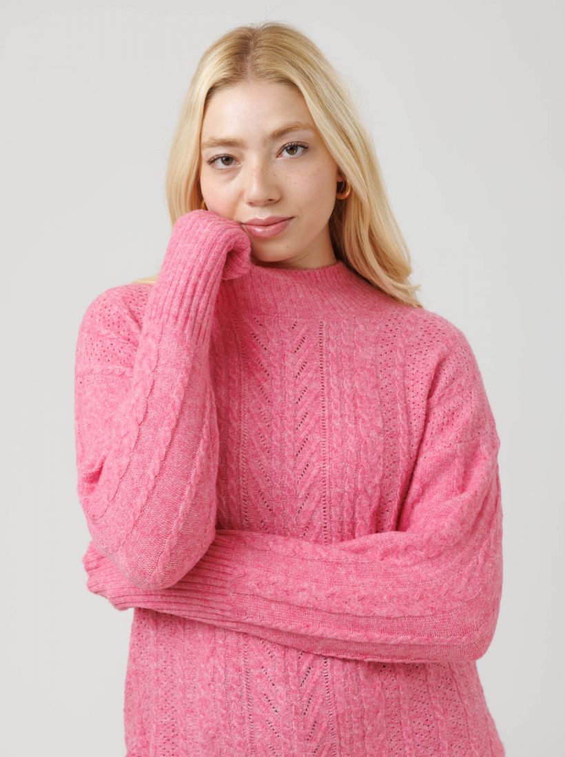 JUMP & ONOT,259.9000,סריג צמות מחורר,in-stock