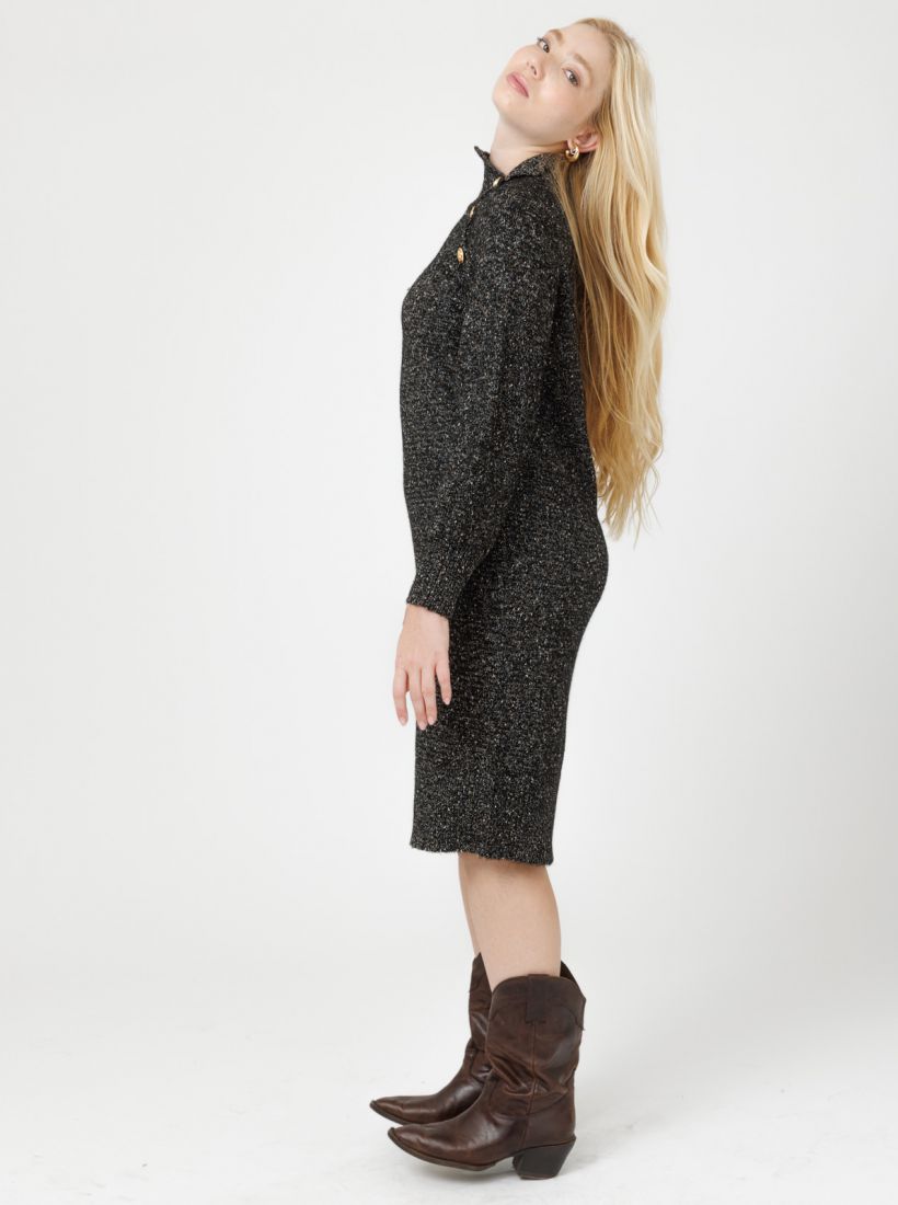 JUMP & ONOT,349.9000,שמלת סריג כפתורים,in-stock