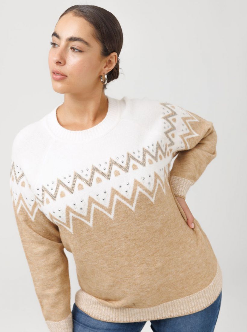 JUMP & ONOT,299.9000,סריג אתני ניטים,in-stock