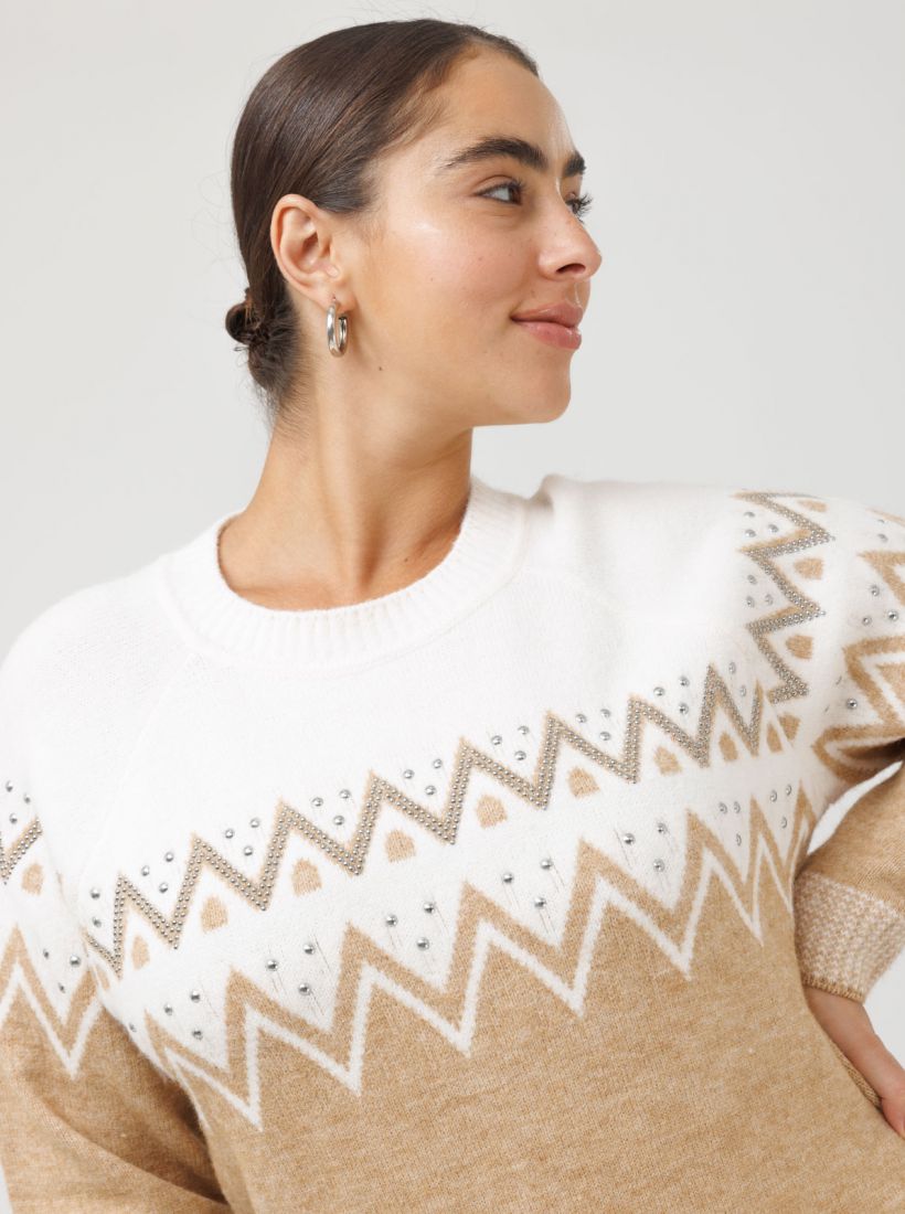 JUMP & ONOT,299.9000,סריג אתני ניטים,in-stock