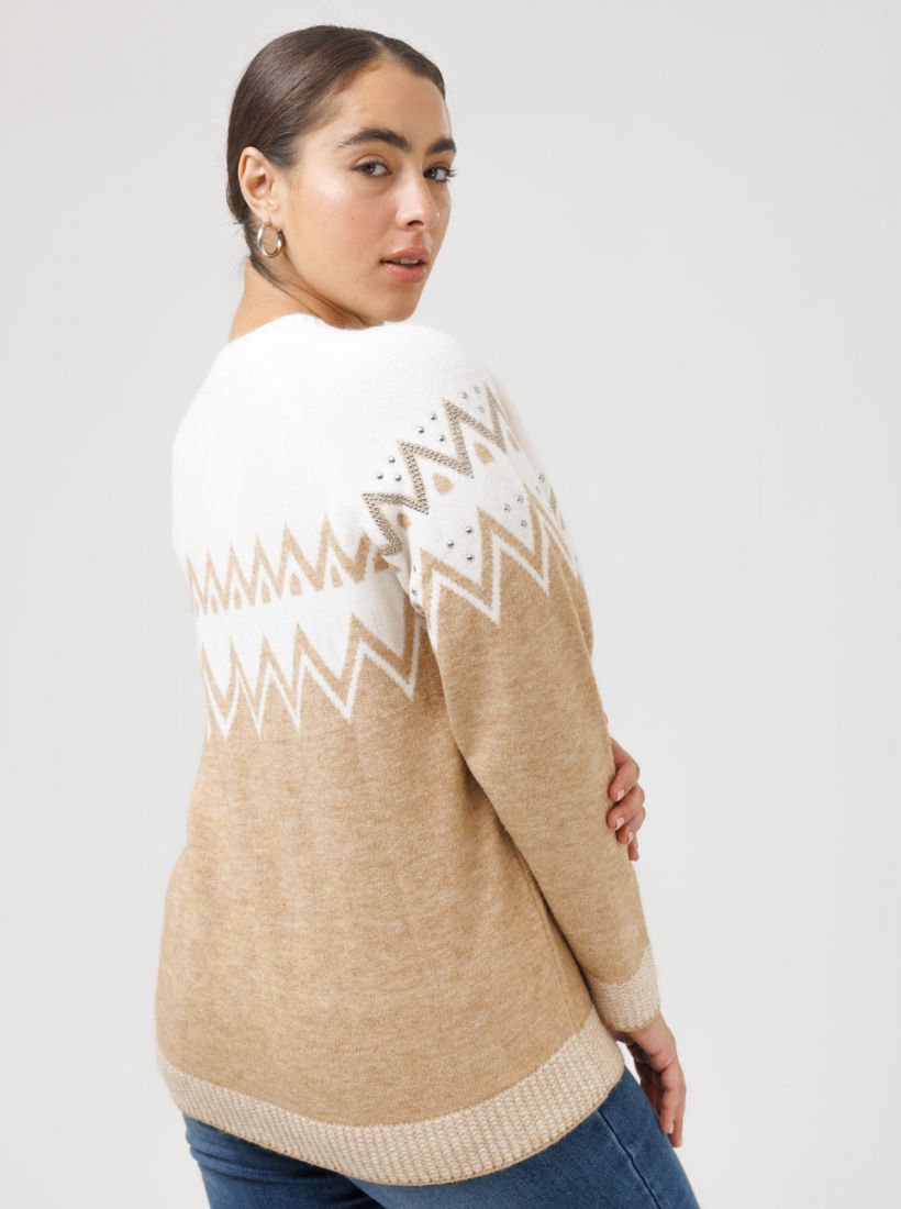 JUMP & ONOT,299.9000,סריג אתני ניטים,in-stock